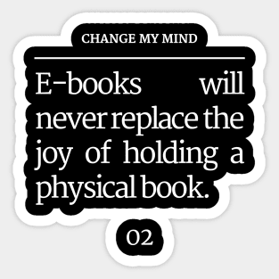 Unpopular Bookish Opinion Page 02 Sticker